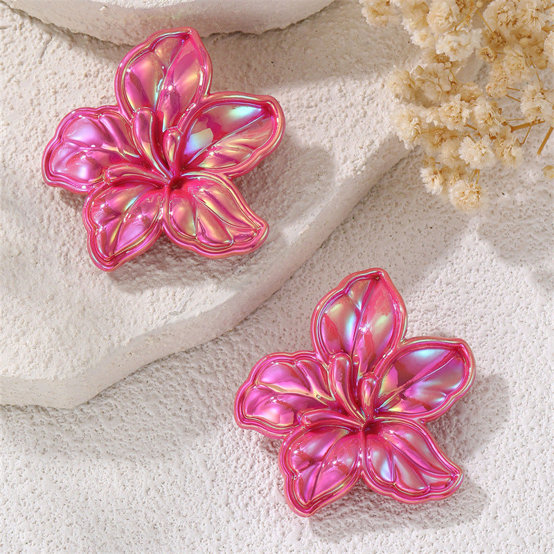 Wholesale Color Flower Earrings