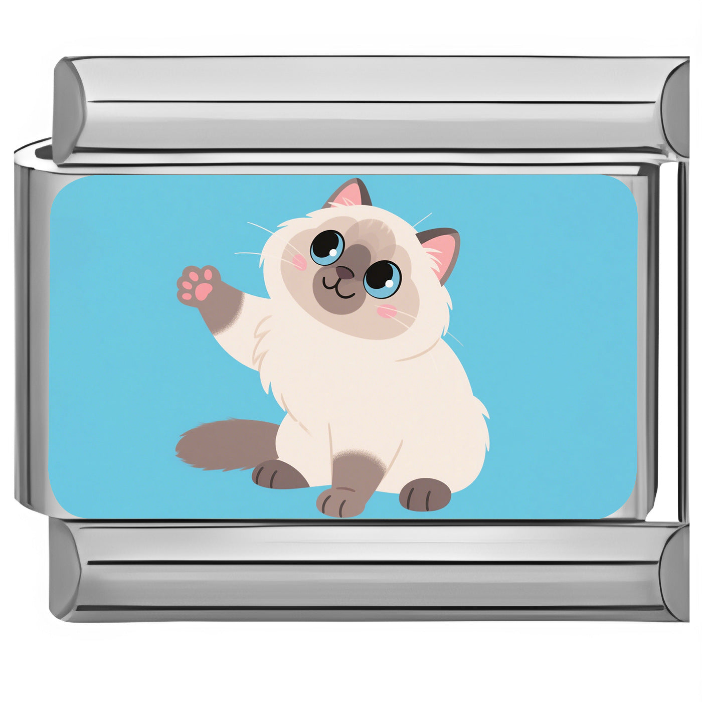 Wholesale Italian Charm Bracelet 9mm DIY Cute Pet Animal  Creative Stainless Steel Composable Bracelet