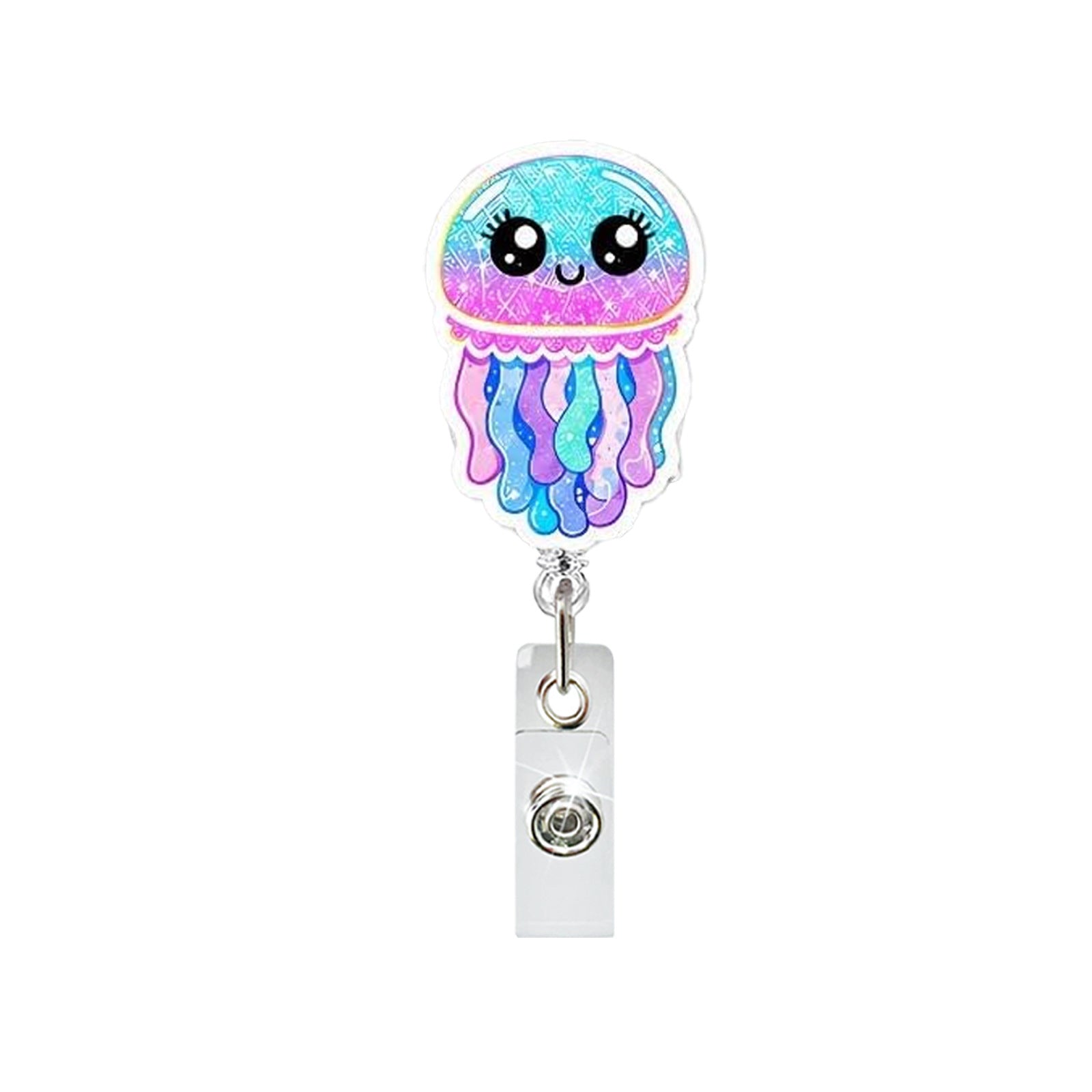 Wholesale Animal Pattern ABS Retractable Badge Reel 65cm ID Card Holder Boutique Resale
