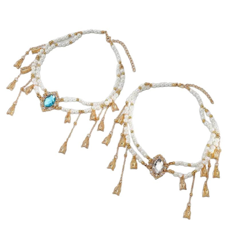 Wholesale Bohemian Alloy Forehead Chain with Tassel for Travel Photo Boutique Resale Jewelry Accessory