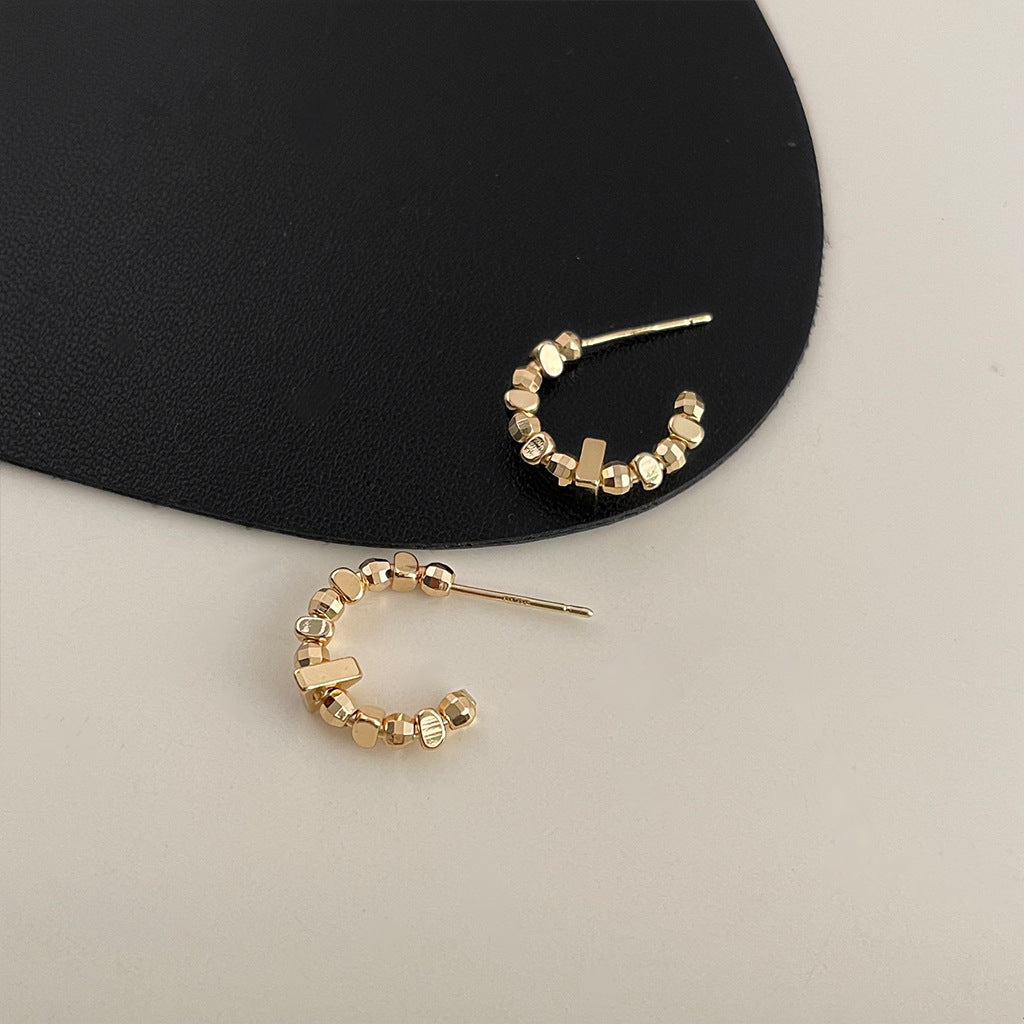 Wholesale Retro Geometric Metal Exaggerated Earrings Vintage Earrings Statemente Earrings ACC-ES-Eryu007