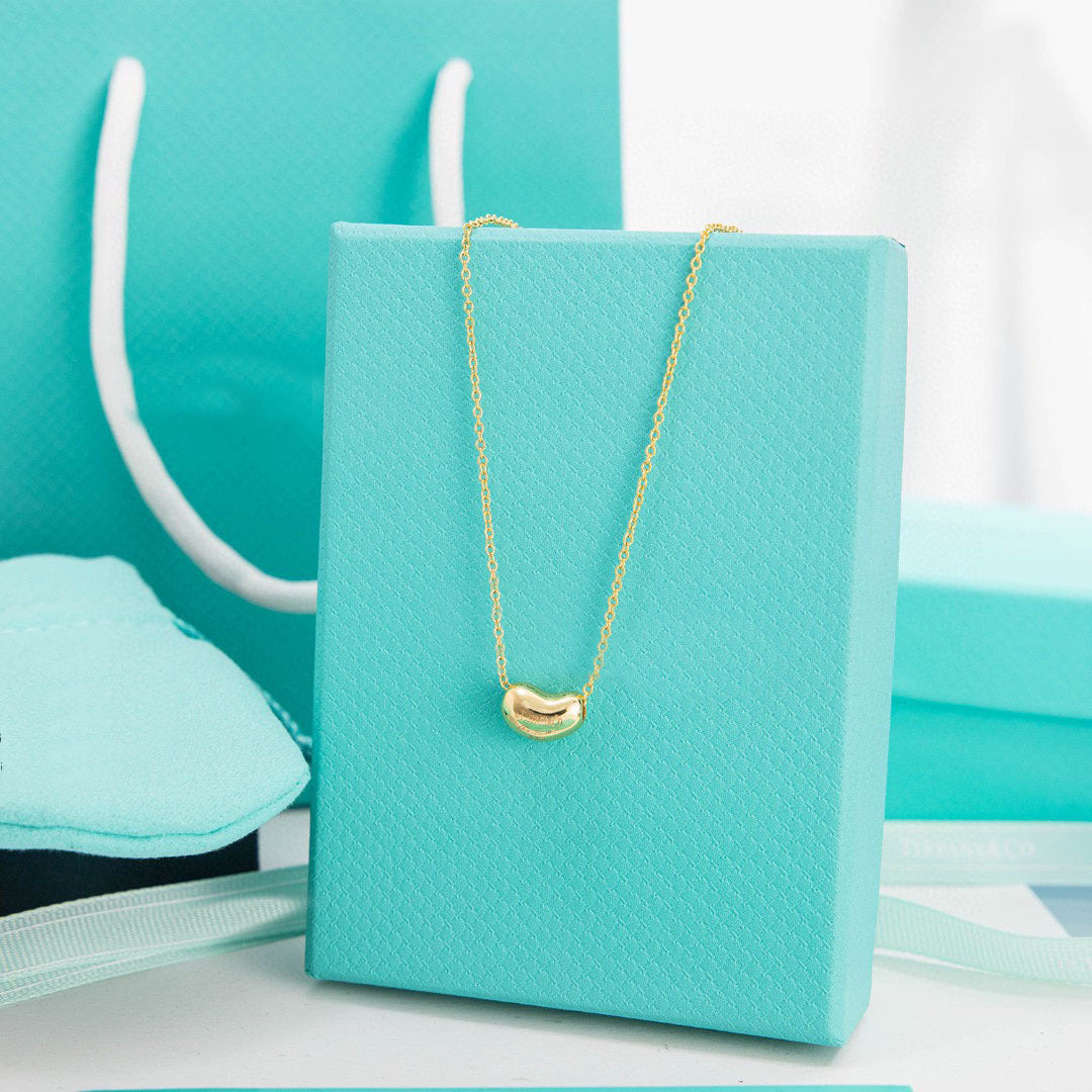 Wholesale  925 Sterling Silver Acacia Bean Silver Bean Necklace