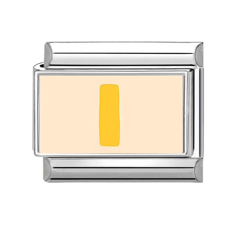 Wholesale 9mm Italian Charm Starter Bracelets DIY Letter Series Stainless Steel Composable Bracelet