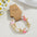 Wholesale  personality resin cross pearl  beaded elastic kraft paper bracelet