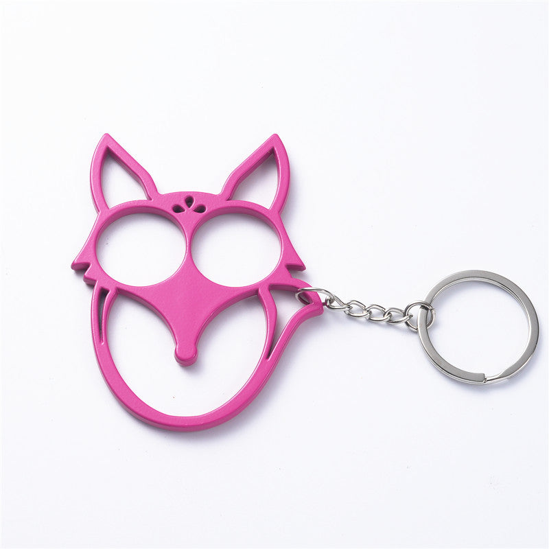 Wholesale Outdoor Fox Metal Pendant Keychain Keychains Accessories ACC-KC-NN001