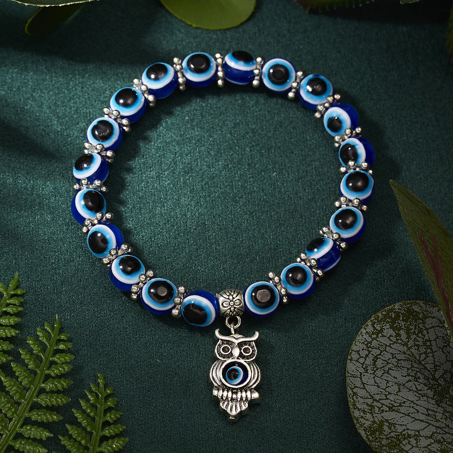 Wholesale Fatima' s Hand Türkiye Blue Eye Handmade Bracelet