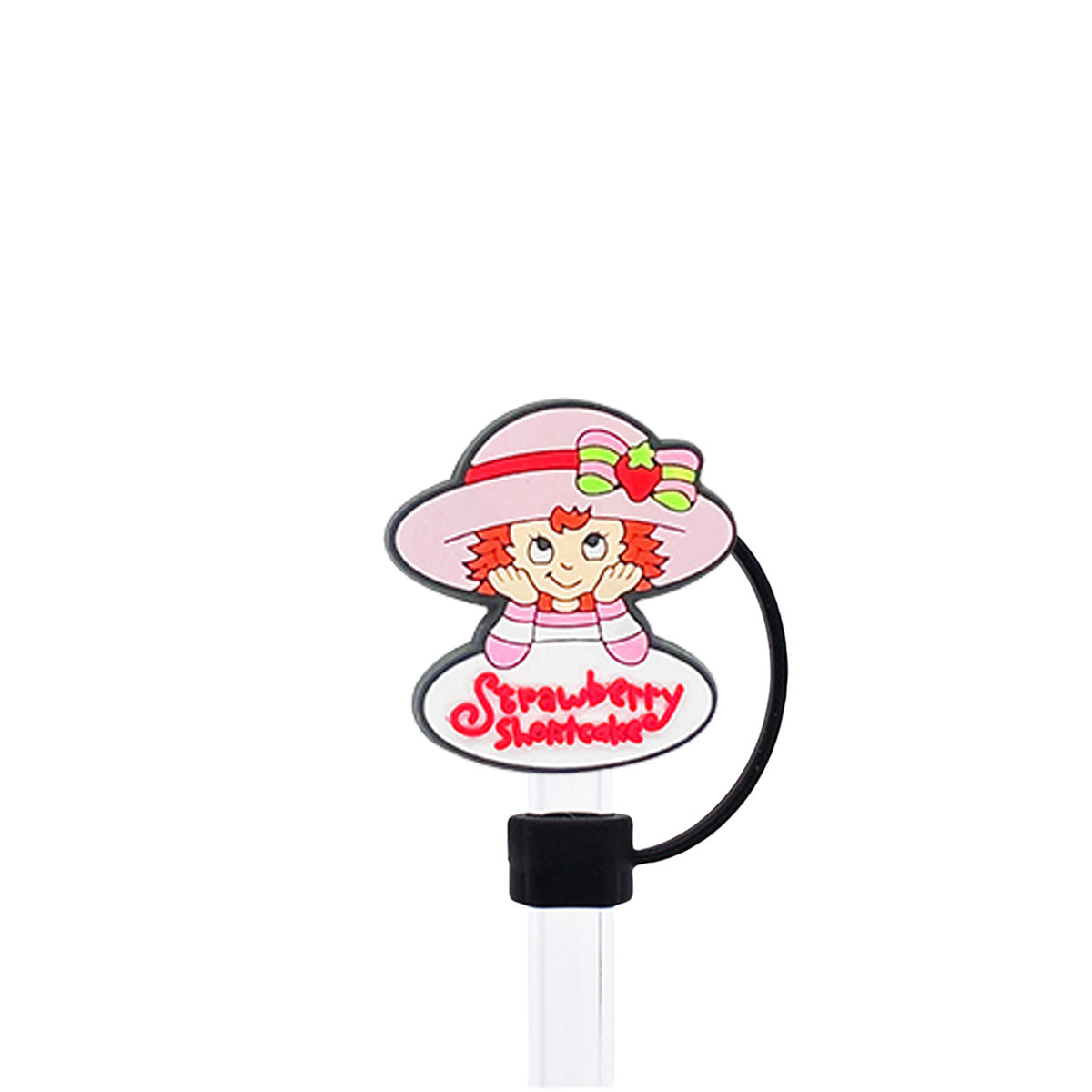 Wholesale 10pcs Strawberry Girl Straw Cover Straw Tube Cap