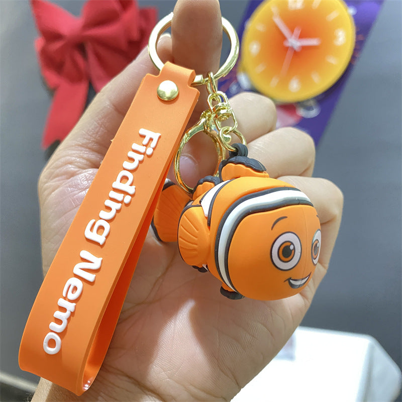 Wholesale Cartoon cute silicone keychain