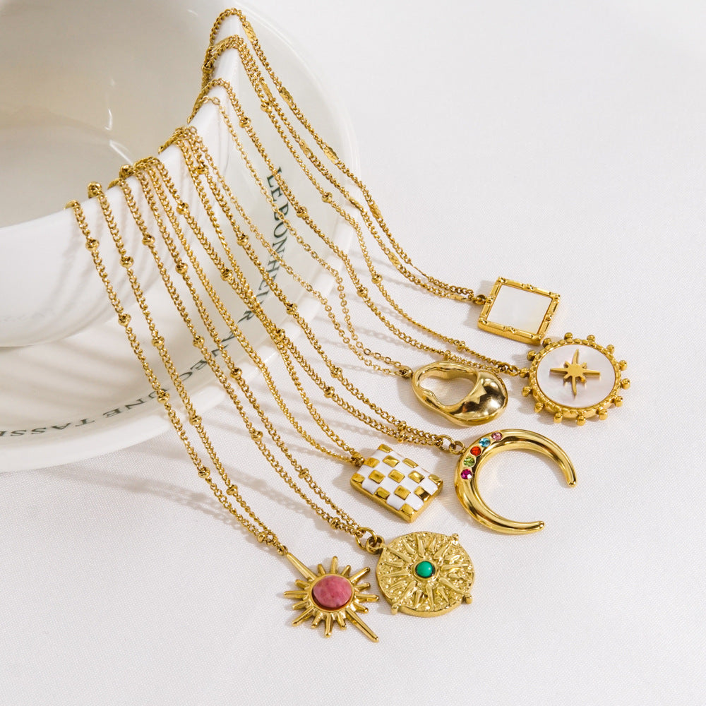 Wholesale  Titanium Steel Light Luxury Necklace