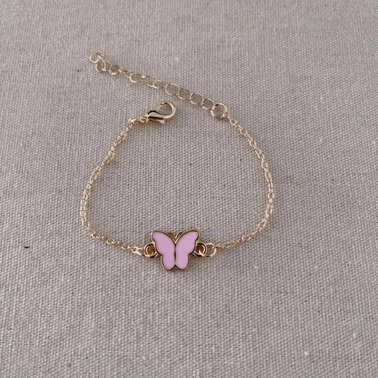 Wholesale Alloy Oil Drop Butterfly Bracelet ACC-BT-AnHe002