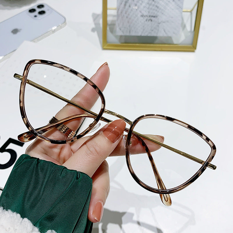 Wholesale Optical Glasses for Women Retro Plain Glasses Anti-blue Light Glasses Vintage ACC-SG-Dingc007