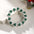 Wholesale St Patrick's Day White background wooden beads bracelet