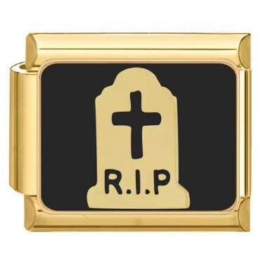 Wholesale  Italian Charm Bracelet 9mm DIY Cheers Leo Tombstone  Creative Stainless Steel Composable Bracelet