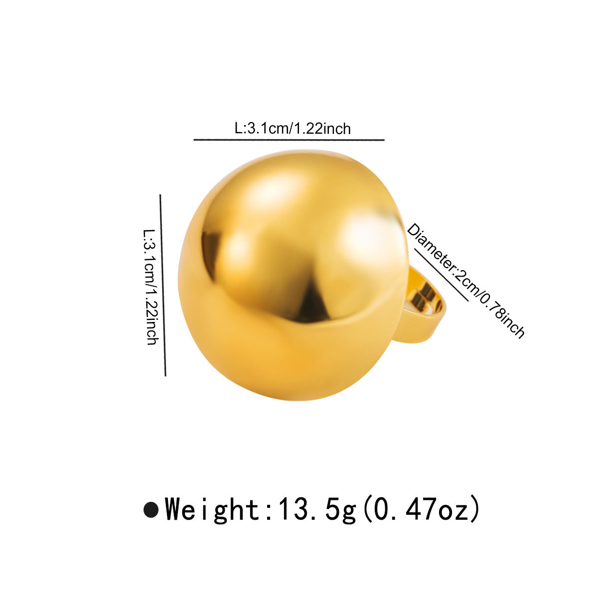 Wholesale Niche Stereo Geometric Stainless Steel Ring Retro Simple Elegant Titanium Steel 18K Ring