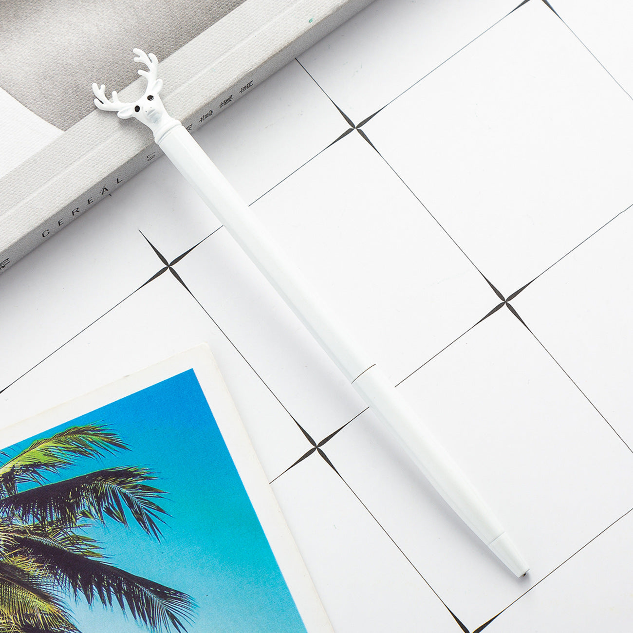 Wholesale Cute Colorfulfulful Deer-shaped Ballpoint Pen