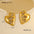 Wholesale Heart Earrings Stainless Steel Plated 18K Gold Earrings