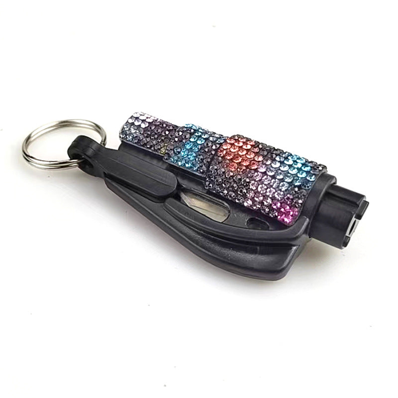 Wholesale Outdoor 2 in 1 Diamond Keychain For Car ACCVIP-KC-CanWu001
