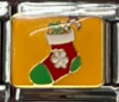 Wholesale Italian Charm Bracelet 9mm DIY Splicing Cartoon Christmas Series Titanium Steel  Composable Bracelet