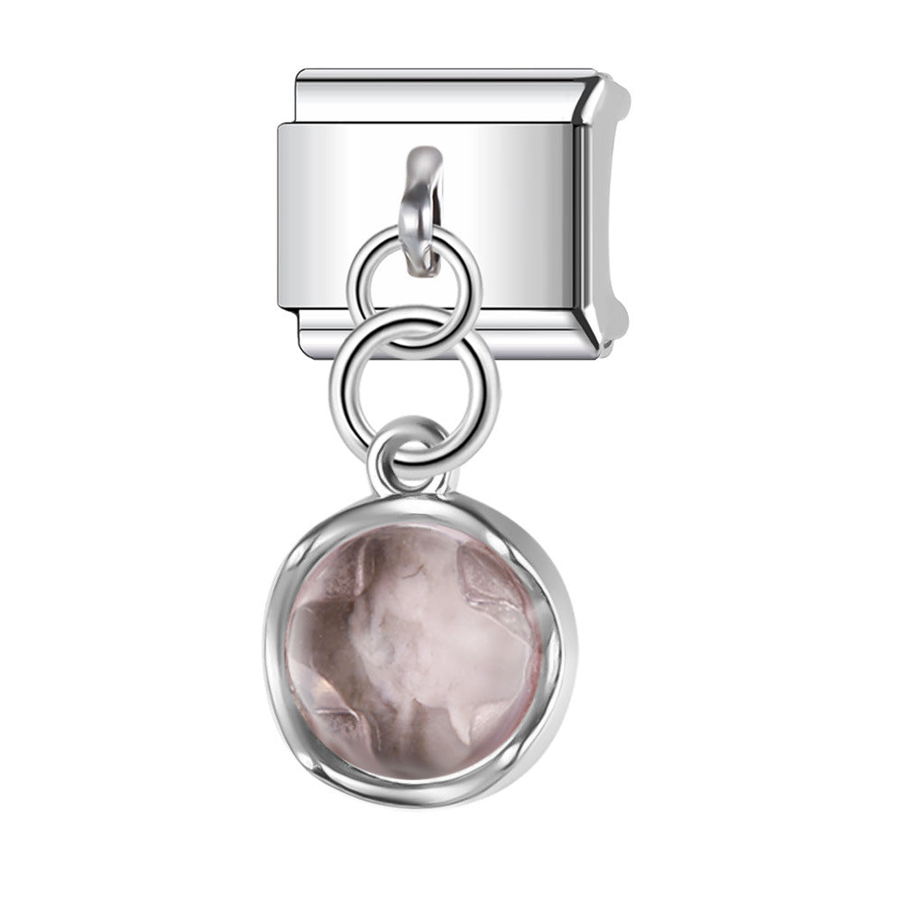 Wholesale  Italian Charm Bracelet 9mm DIY  Pendant Creative Stainless Steel Composable Bracelet