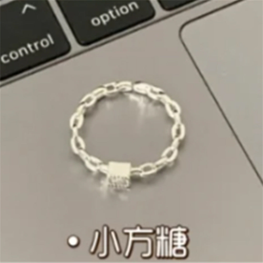 Wholesale Plain Irregular 925 Sterling Silver Ring ACC-RS-Yues009