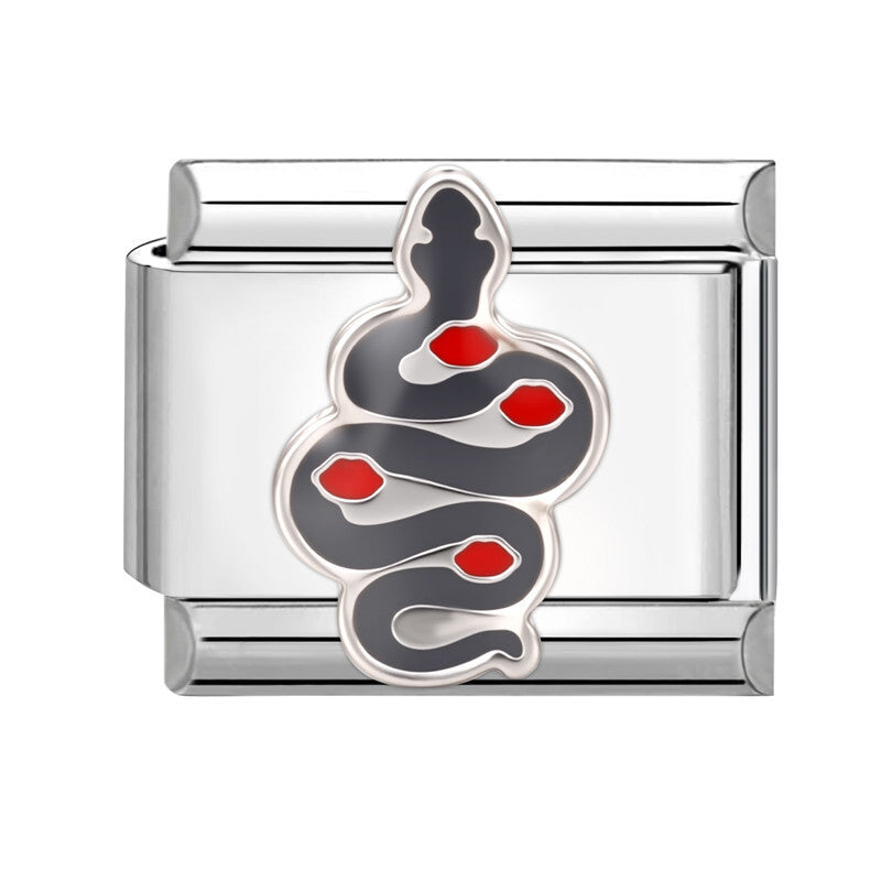 Wholesale Italian Charm Bracelet 9mm DIY Splicing Cute Creative Stainless Steel Composable Bracelet