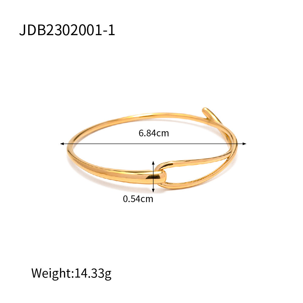 Wholesale Titanium Steel Bracelet 18K Gold-plated Multi-layer Full Diamond Pearl Bracelet ACC-BT-JieDing002
