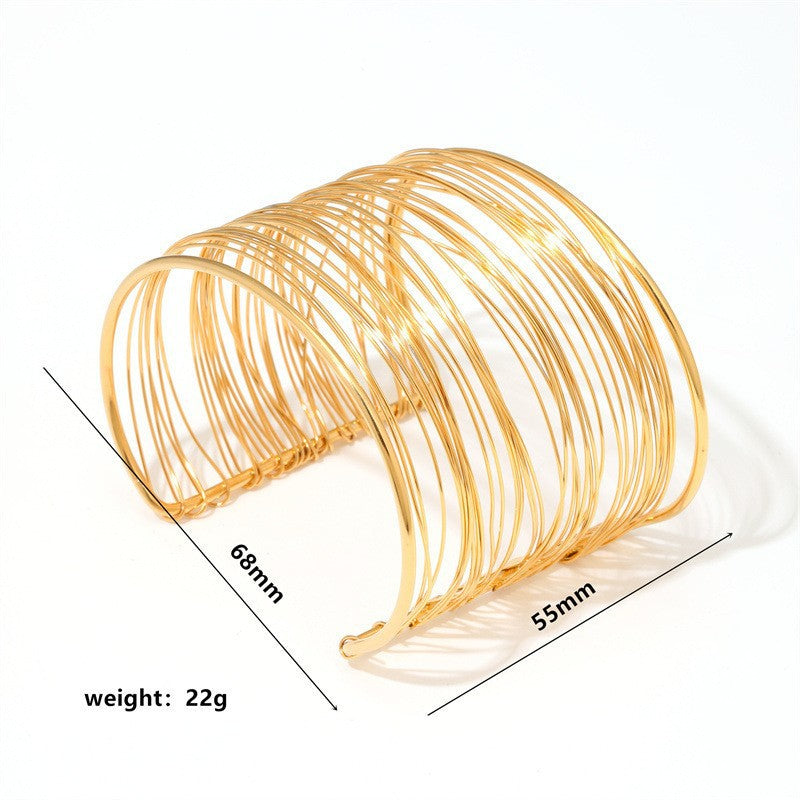 Wholesale Retro Luxury Bracelet 18k Gold Plated Bracelet Titanium Steel Bracelets ACC-BT-TaiYu004