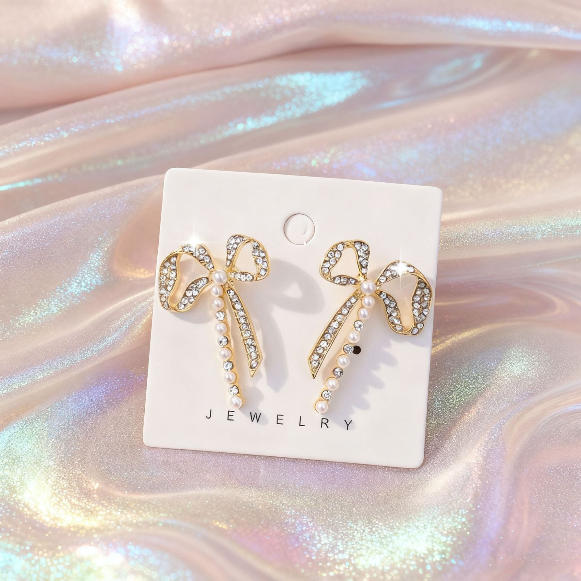 Wholesale Elegant and unique bow starfish earring