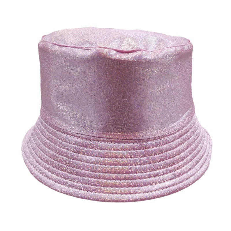 Wholesale  Leather Fisherman Hat Multicolor Trendy Sunscreen Waterproof Basin Hat Bucket Hat