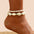 Wholesale  Foot Chain Fashion Rice Beads Hand-woven Shell Adjusting Stacked Foot Accessories  Anklets