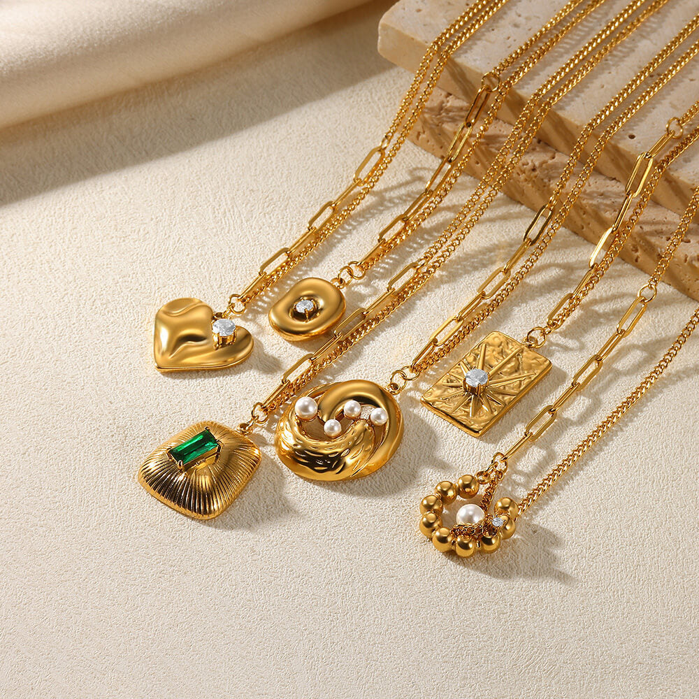 Wholesale Stainless steel vintage necklace