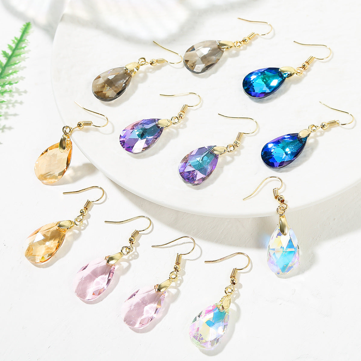Wholesale Colorful Crystal Earrings ACC-ES-ManYi001
