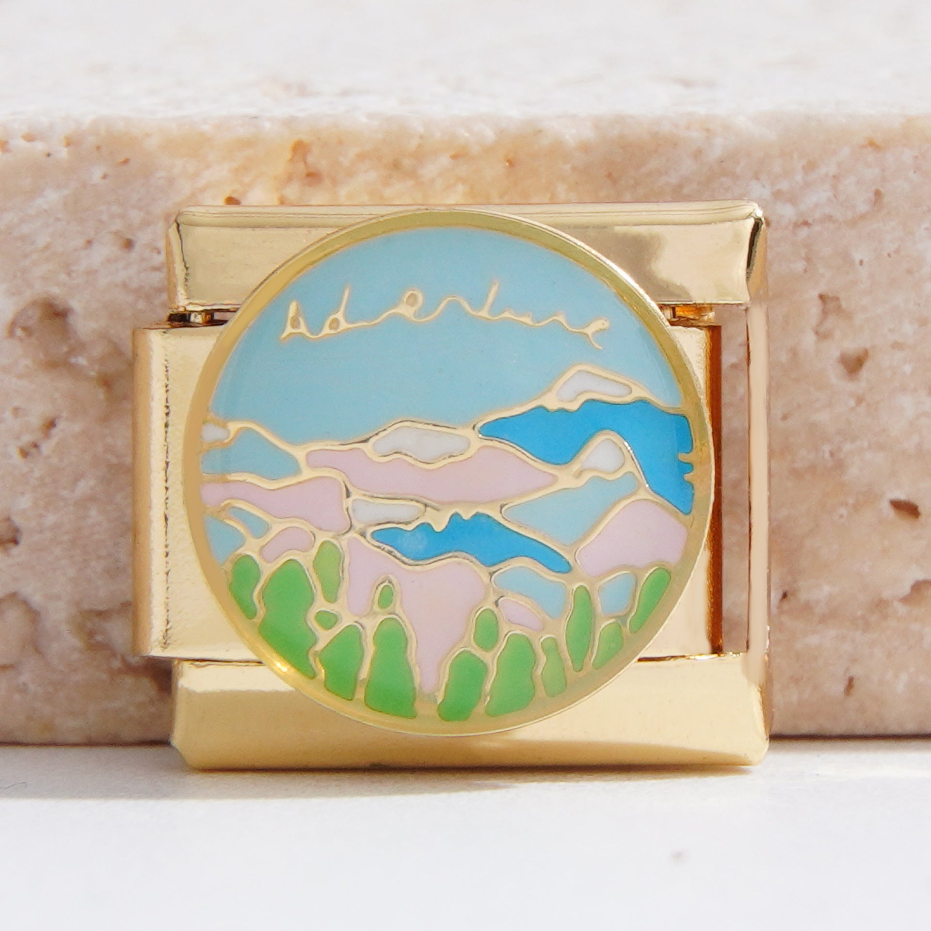 Wholesale Italian Charm Bracelet 9mm DIY Splicing Halloween Series Stainless Steel Composable Bracelet