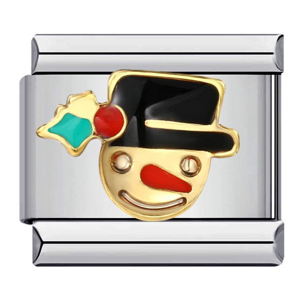 Wholesale Italian Charm Bracelet 9mm DIY Splicing Removable Christmas Party Stainless Steel Composable Bracelet