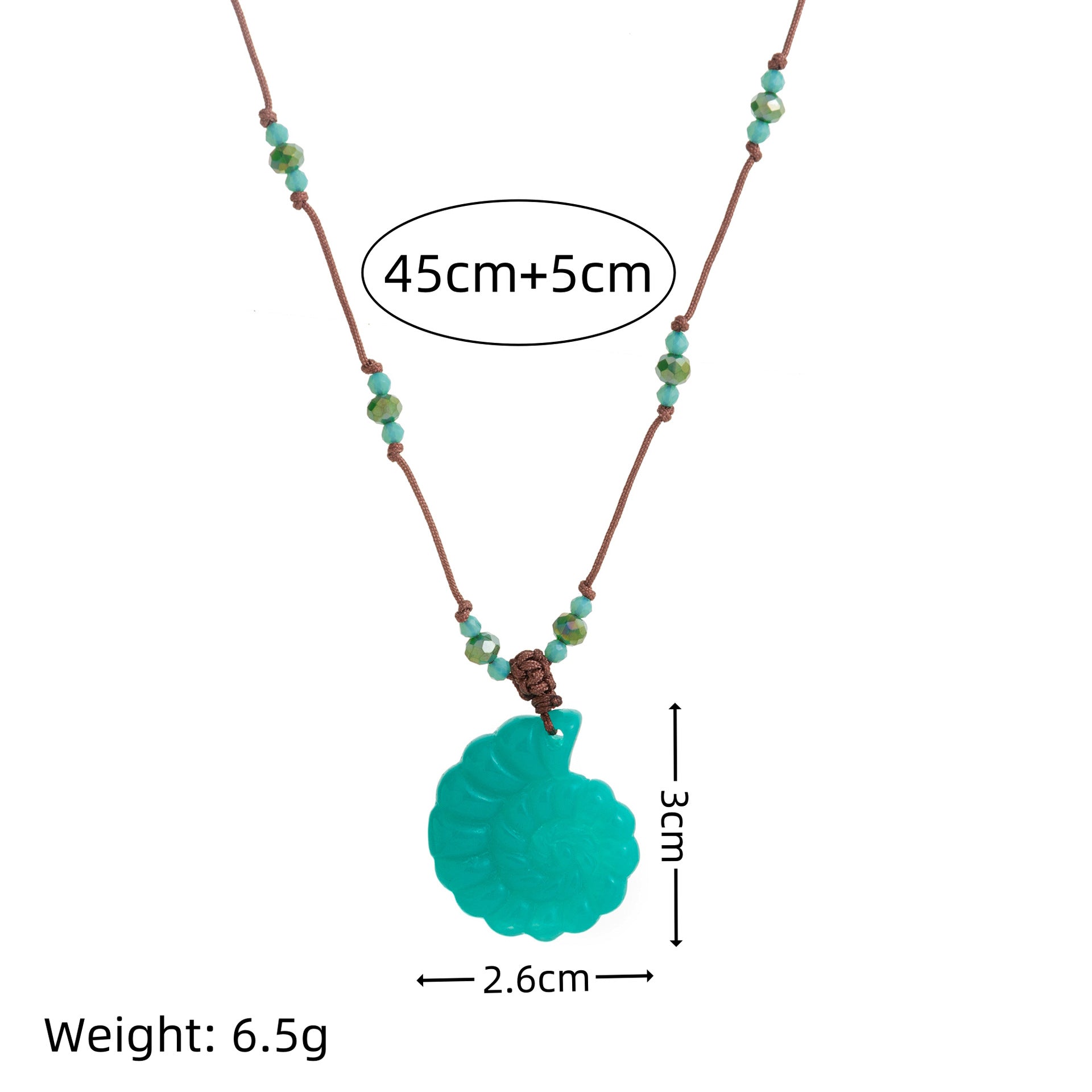 Wholesale Summer Ocean Fish Starfish Fishbone Rope Necklace