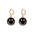 Wholesale creative cute alloy oil drop colorful smiley face earrings