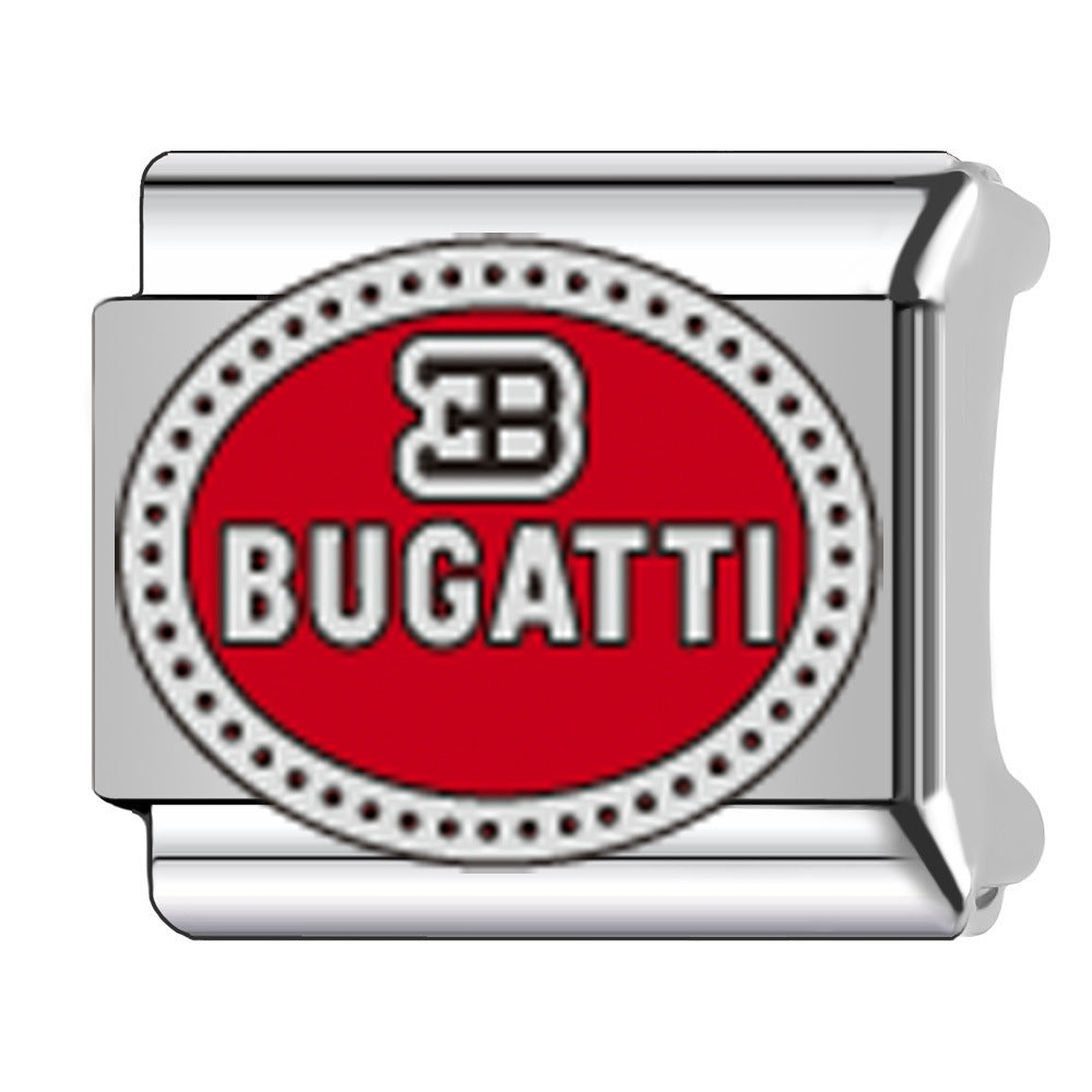 Wholesale Car Logo Stainless Steel DIY Beaded Bracelet,  Unisex Fashion Accessory for Travel Gifts