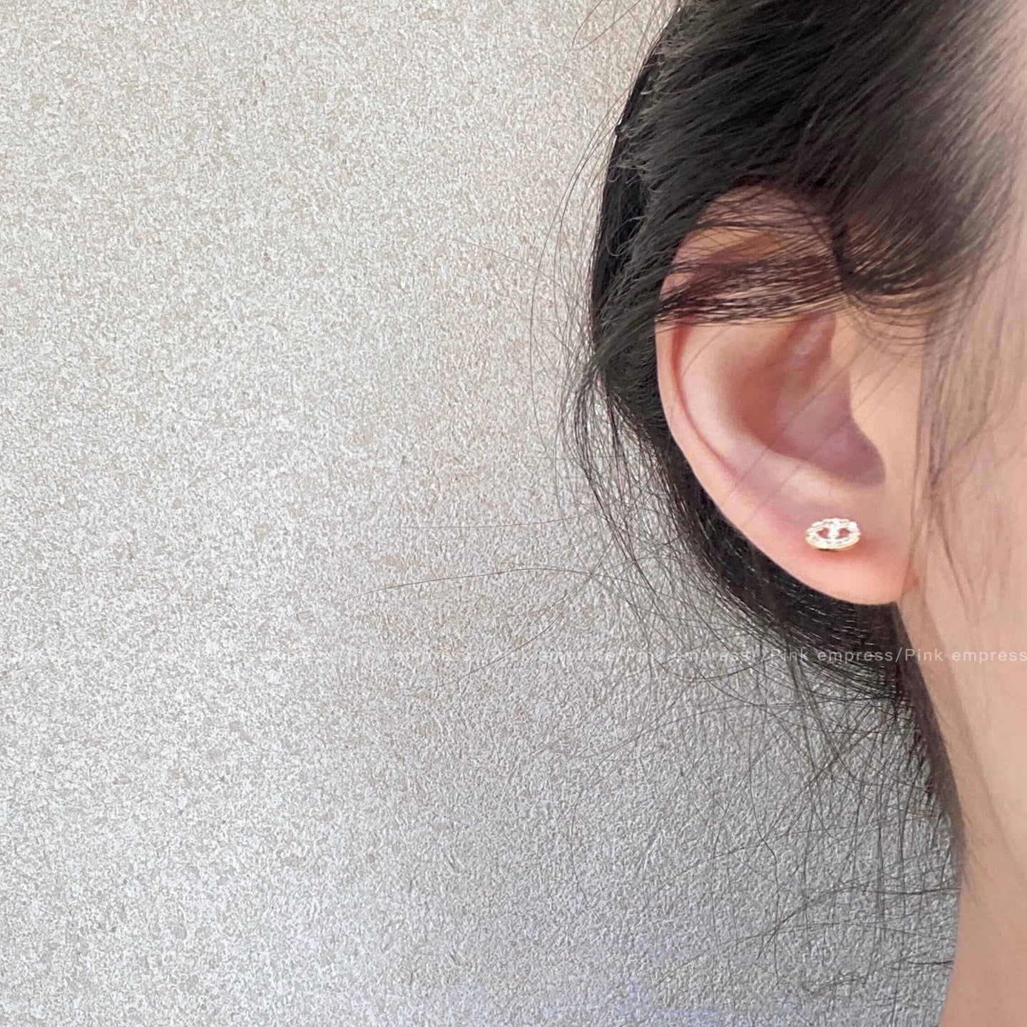 Wholesale Geometric Oval Rhinestone Ear Studs Fashion Accessory Party Wear Jewelry Gift