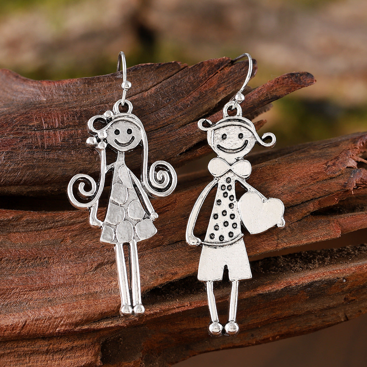 Wholesale heart earrings vintage earrings