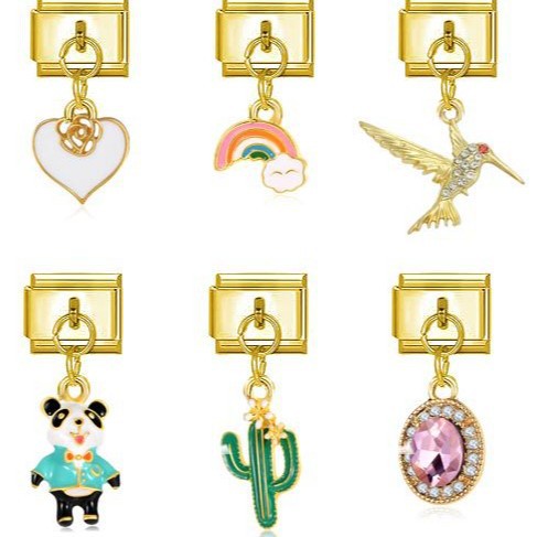 Wholesale 9mm Italian Charm Starter Bracelets DIY Pendant Style Stainless Steel Composable Bracelet