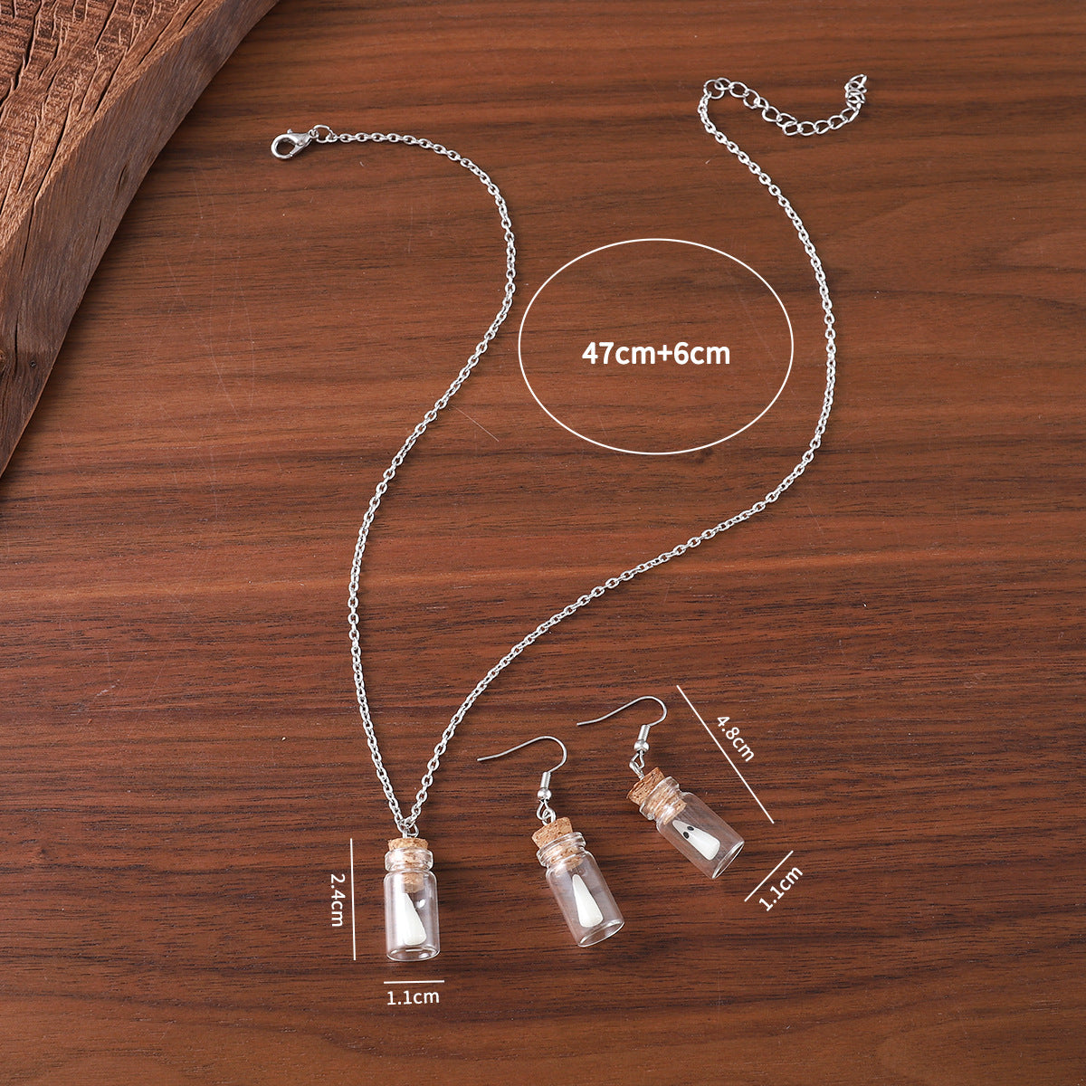 Wholesale Halloween Luminous Ghost Small Pendant Earrings