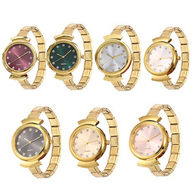 Wholesale Modern Quartz Watch for Women Stainless Steel Strap Fashion Jewelry Accessory