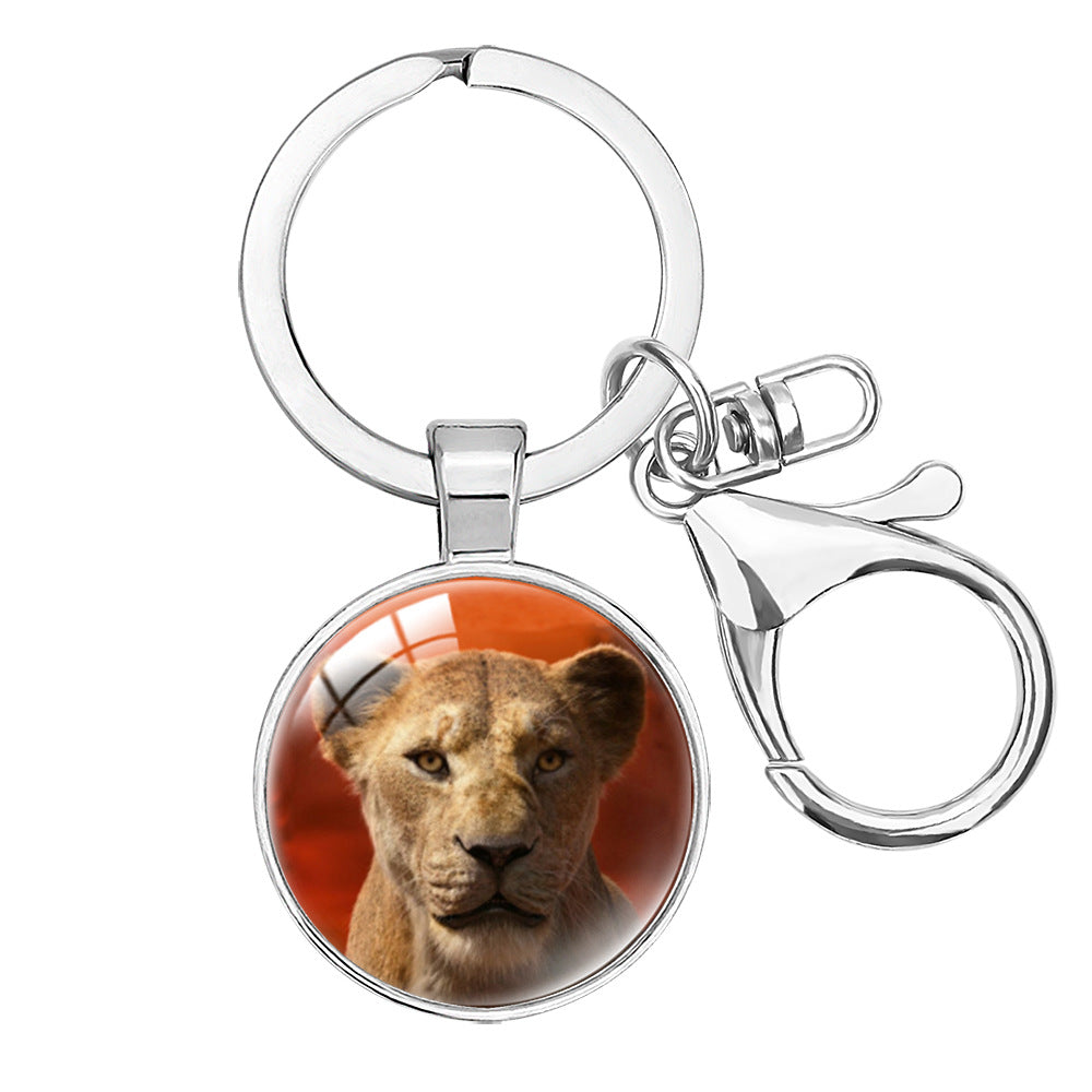 Wholesale Cartoon lion decoration keychain