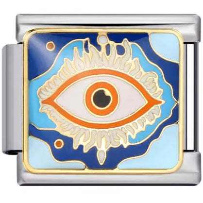 Wholesale Italian Charm Bracelet 9mm DIY Splicing Watermelon Lighthouse Stainless Steel Composable Bracelet