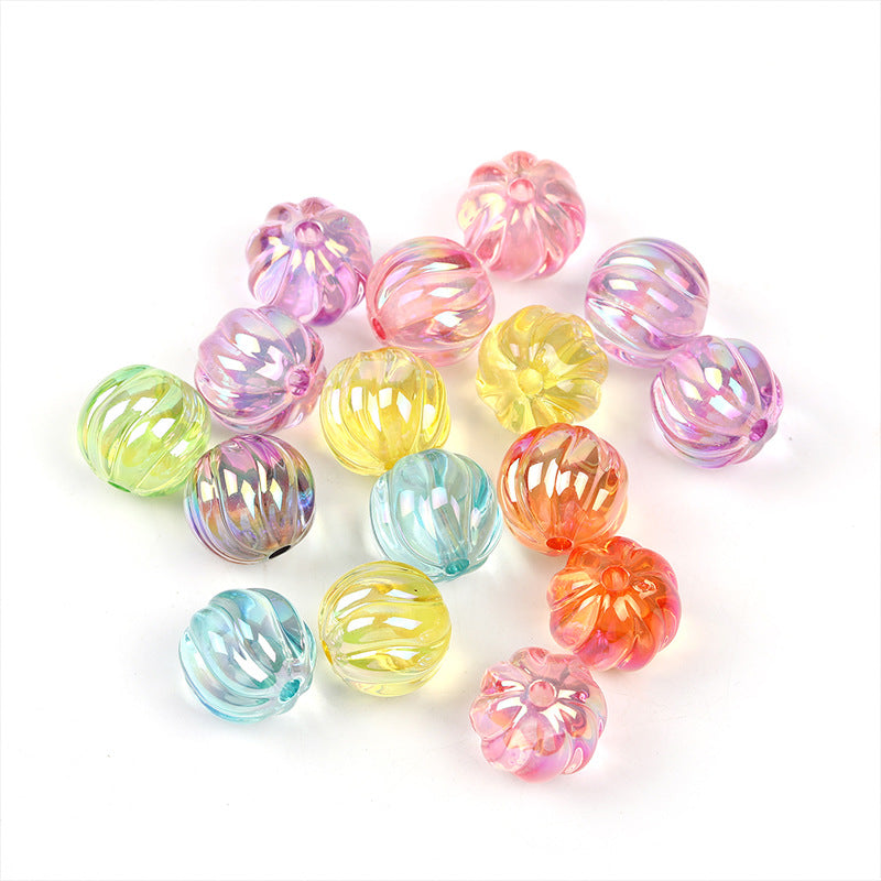 Wholesale 100pcs Acrylic Beads Love Five-pointed Star Beaded Pumpkin Lantern Beads Accessories ACC-BDS-BLG037