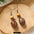 Wholesale Vintage Hand-made Plant Fruit Wood Earrings
