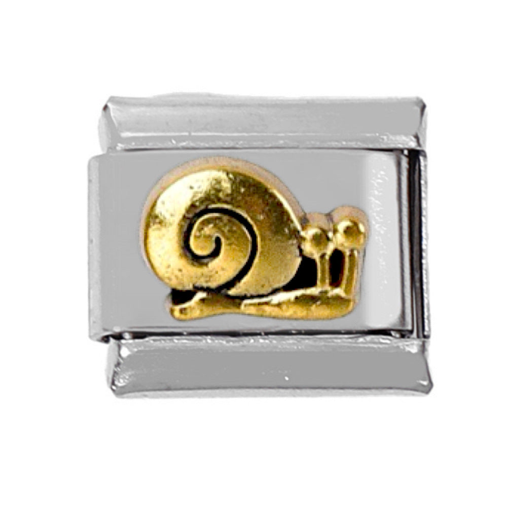 Wholesale 5pcs Italian Charm Bracelet Charm Module Stainless Steel Animal Bracelet 9mm DIY Pattern Free Stitching Detachable Composable Bracelet ACC-BT-DaLiang014