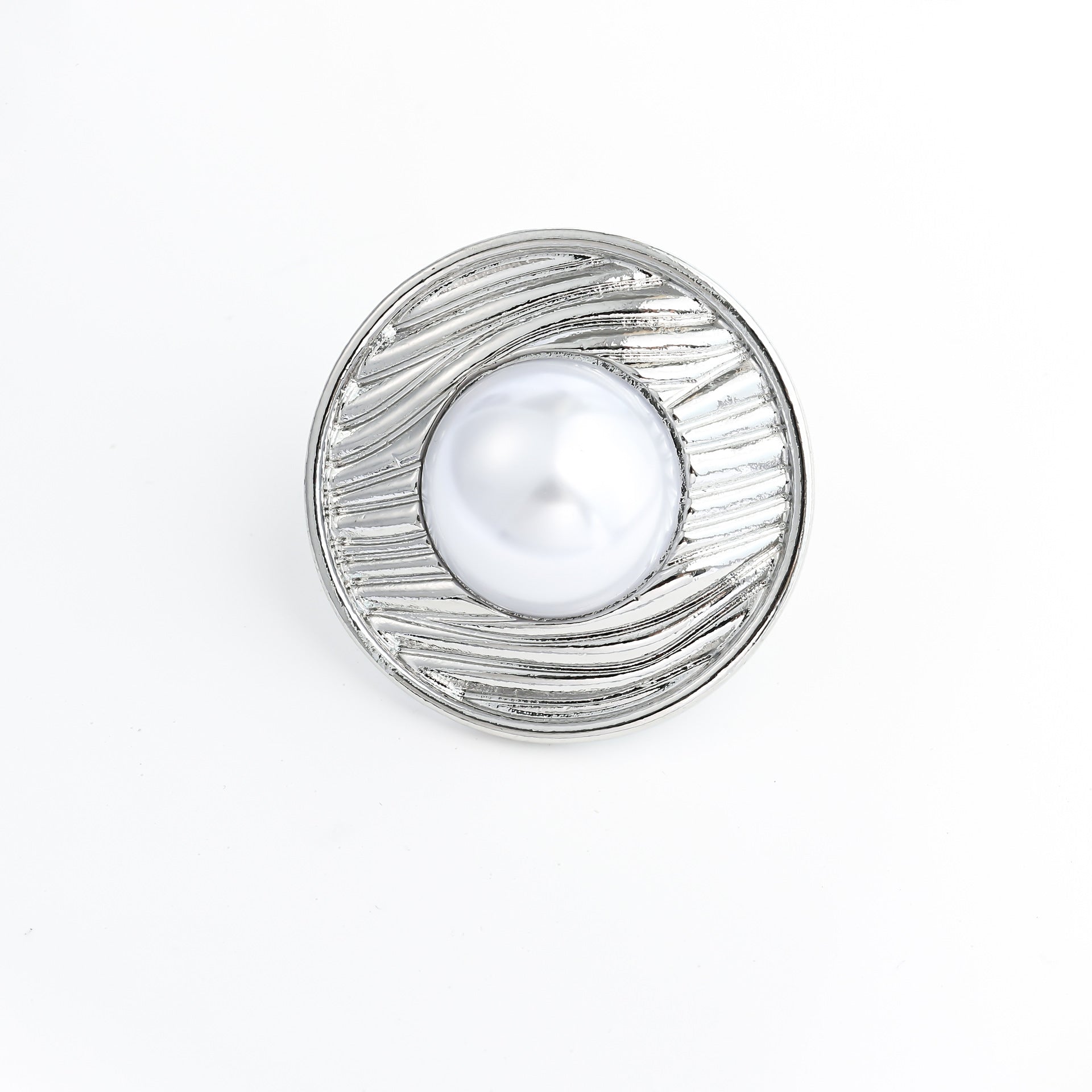 Wholesale  Asymmetrical Winding Pearl Open Ring