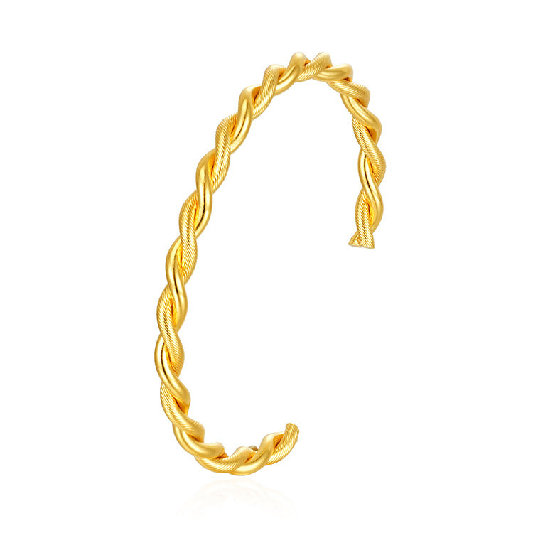 Wholesale Titanium steel Bracelet Retro High-end Women's Plated 18K Bracelet