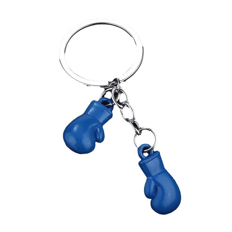 Wholesale Left and right boxing gloves metal keychain